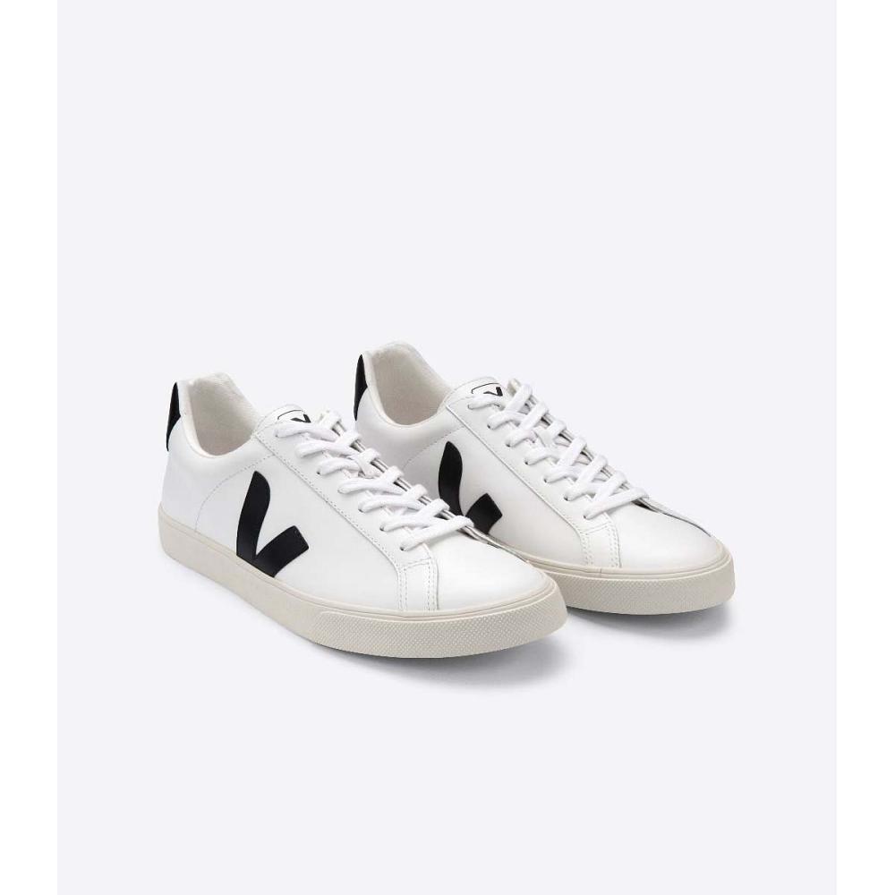 Veja ESPLAR LEATHER Tenisky Damske White/Black | SK 614VRW